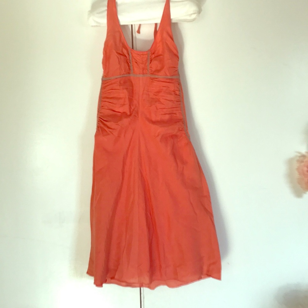 Armani Exchange Silk Blend Halter Dress Sz2